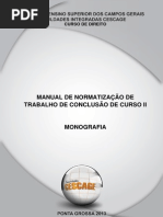 Normas TCC - Cescage Direito