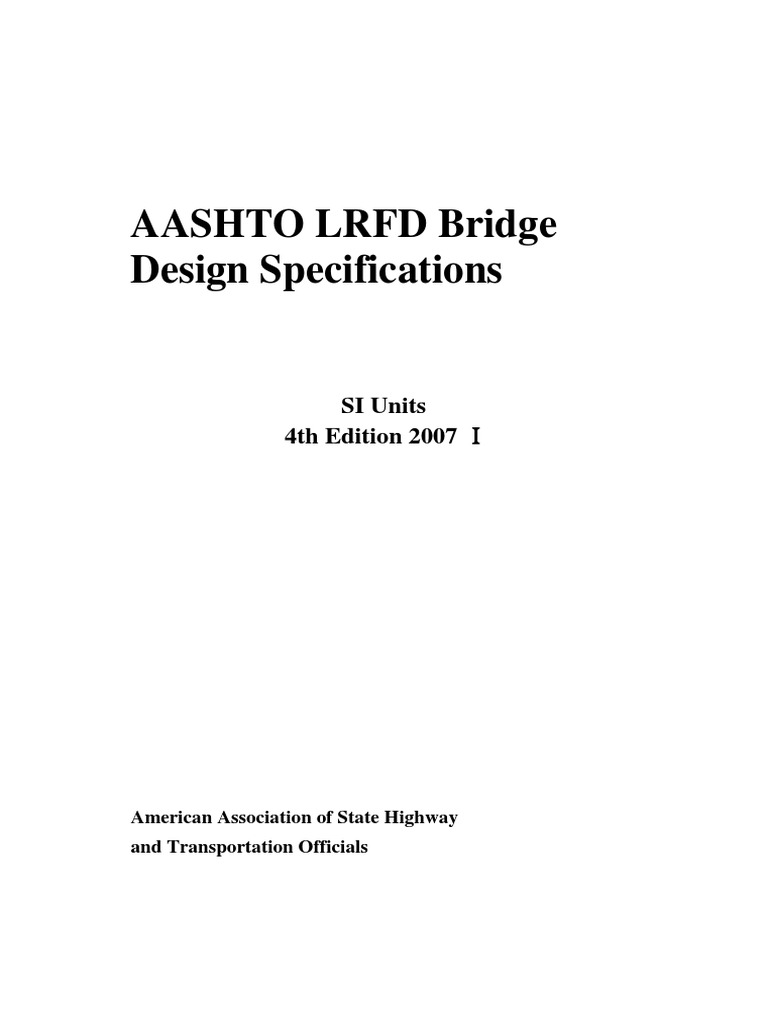 Bridge Design Specifications Guide | PDF