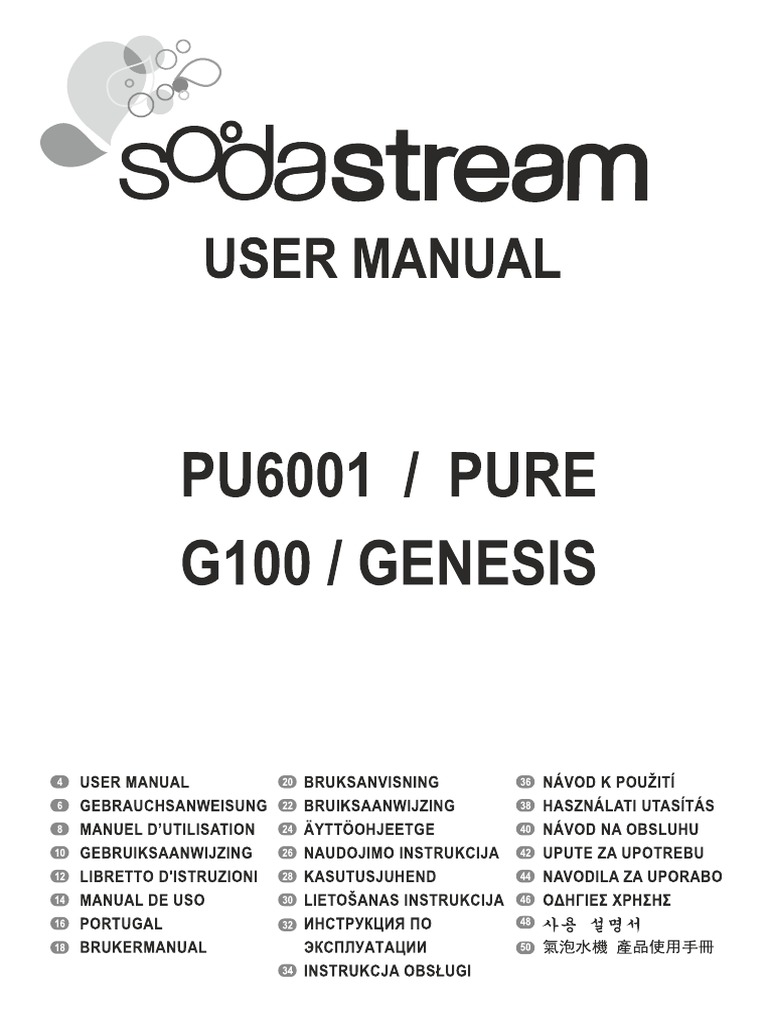 SodaStream Genesis Deluxe Nightspirit Kullsyremaskin | PDF | Commercial ...