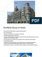 Taj Mahal Hotel, Oberoi Trident, ITC Grand Kakatiya, Lemon Tree Udyog Vihar, Marriott Hotels and Leela Kempinski Mumbai