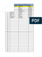 List of Interested Students of Block No. 5 Date: 25/07/2014