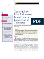 CANINE-Canine Elbow Joint Arthroscopy-Introduction and Descriptin of Technique