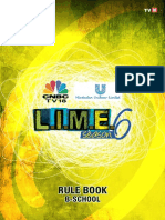 LIME 6 Rule Book For B-Schools 2014