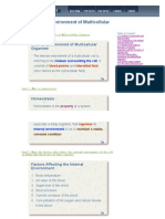 2.2c The Internal Environment of Multicellular Organism