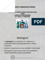 Detergent Manufacturing