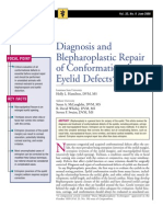 Diagnosis and Blepharoplastic Repair of Conformational Eyelid Defects