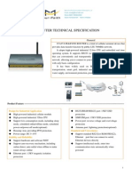 F3a25 Lte&Evdo Router Specification