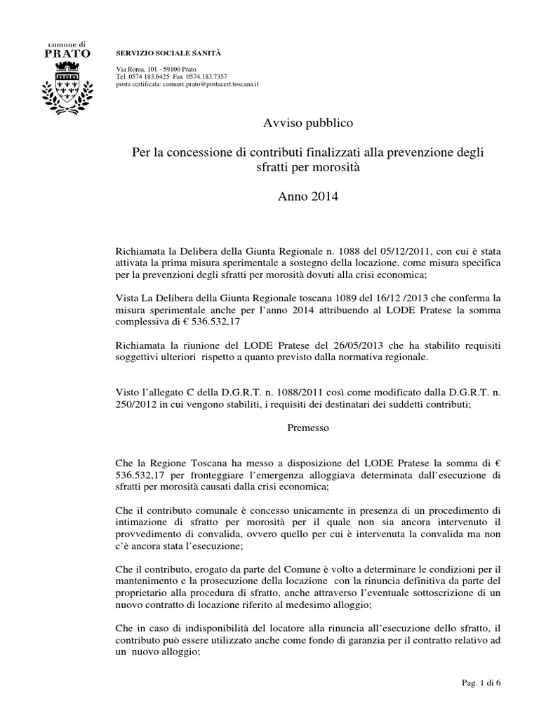 Scansa Sfratto Ecco Lavviso Pubblico Eviction Renting