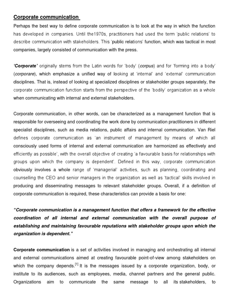 TYPES OF CORPORATE COMMUNICATION PDF visual data 4