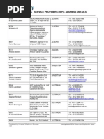 Inmarsat Service Providers Address Details