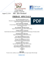 Daily Specials