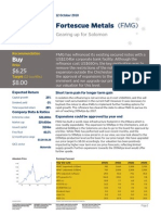 Fortescue Metals (FMG) : Gearing Up For Solomon