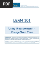 Lean ChangeOver Time