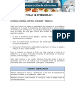 Evidencia AA3-Limpieza, Control de Plagas y Residuos