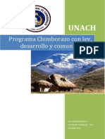 Programa Chimborazo Con Ley, Desarrollo y Comunicación