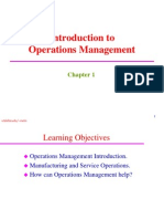 Introduction to Operations Management Chapter Overview