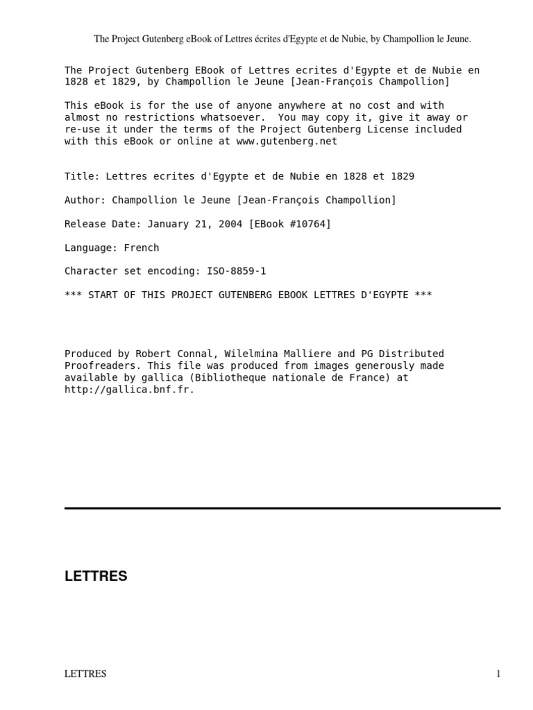 Lettres Ecrites D Egypte Et De Nubie En 1828 Et 1829 By Champollion Le Jeune Pharaon Ecriture Hieroglyphique Egyptienne