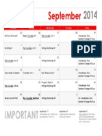 September Calendar