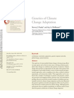 Genetics of Climate Change Adaptation