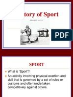 history of sport