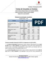 CEDUC - Indice de Ventas de Inmuebles 2014 07 - Informe de Difusión