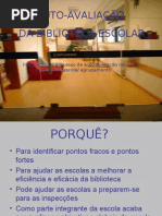 Apresentação da auto-avaliação