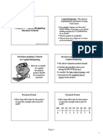 Chapter 9 Capital Budgeting Decision Lecture