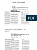 Levesque Et - Al-Determinants of Customer Satisfaction in Retail Banking