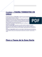 Flora y Fauna Terrestre en Chile