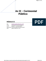 Modulo 2 - Cerimonial Publico