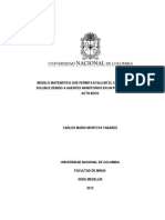 Modelo Matemático Que Permita Evaluar El Cambio de La Dbo5 PDF