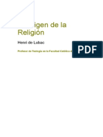 De Lubac Henri - El Origen de La Religion