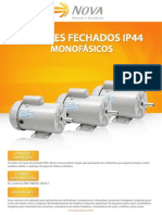 Nova - Motores Monofásicos Fechados IP44