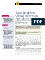 Status Epilepticus-Clinical Features and Pa Tho Physiology