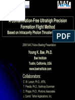 A Contamination-Free Ultrahigh Precision Formation Flight Method
