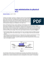 Spare Cell Leakage Minimization in Physical Design Part 1 of 2