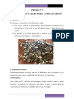 Peso Específico y Absorción Del Agregado Grueso PDF