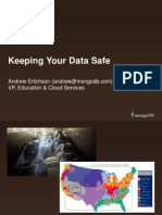 Keeping Your Data Safe: VP, Education & Cloud Services