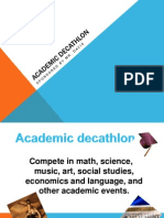 Academic Decathlon Powerpoint