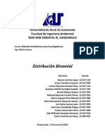 Distribucion Binomial