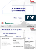 API Standards for Pipe Inspections