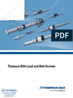 Thomson BSA Lead and Ball Screws Catalog