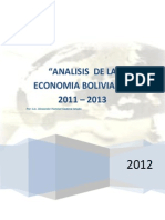 108767217 Analisis de La Economia Boliviana 2012
