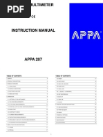 APPA 207 Manual