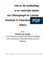 De Legende en de Heldhaftige, Vroolijke en Roemrijke Daden Van Uilenspiegel en Lamme Goedzak in Vlaanderenland en Elders