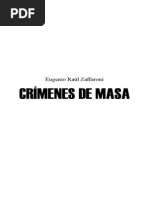 Zaffaroni - Crimenes de Masa - 2da Edicion PDF