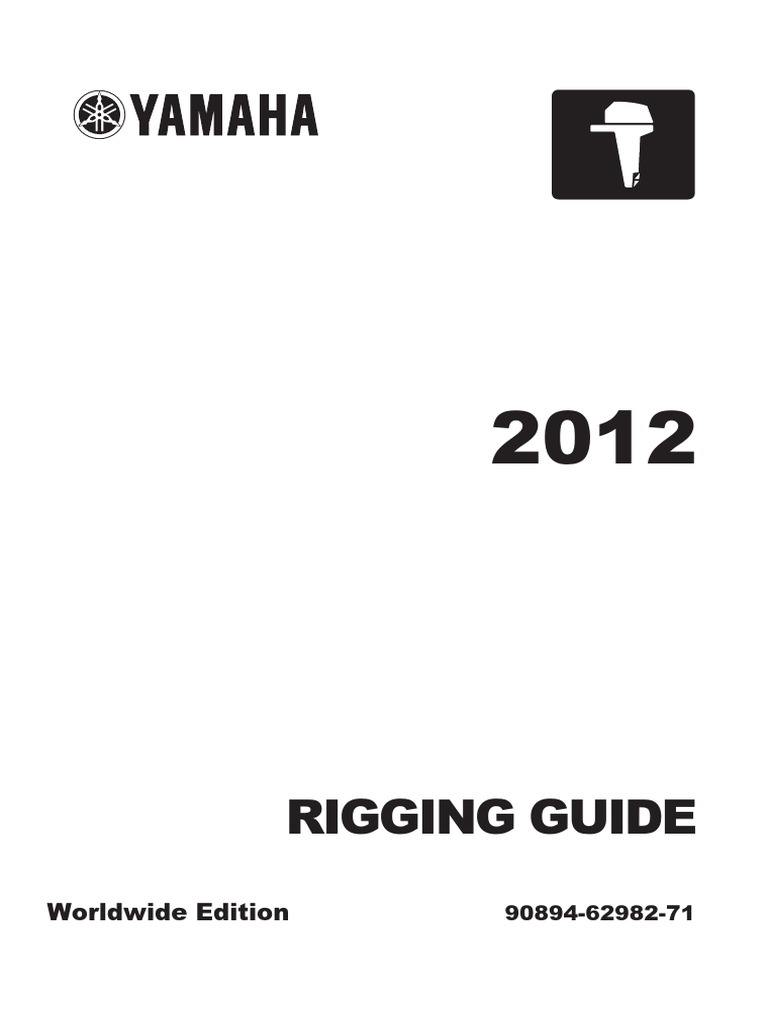 Yamaha Rigging Guide 2012 PDF Machines Vehicle Technology