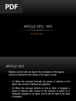Article 1872 - 1873
