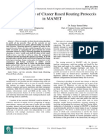 Analytical Study of Cluster Based Routing Protocols in MANET