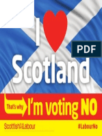 I Love Scotland, That's Why I'm Voting No